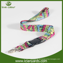 Neue Art nach Maß Sublimation Polyester Lanyard